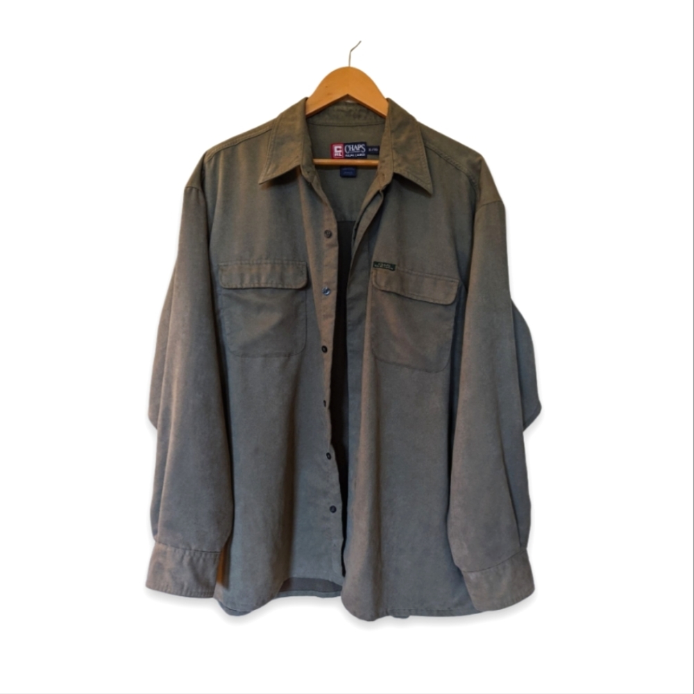 VNTG Chaps x Ralph Lauren Suede Shirt